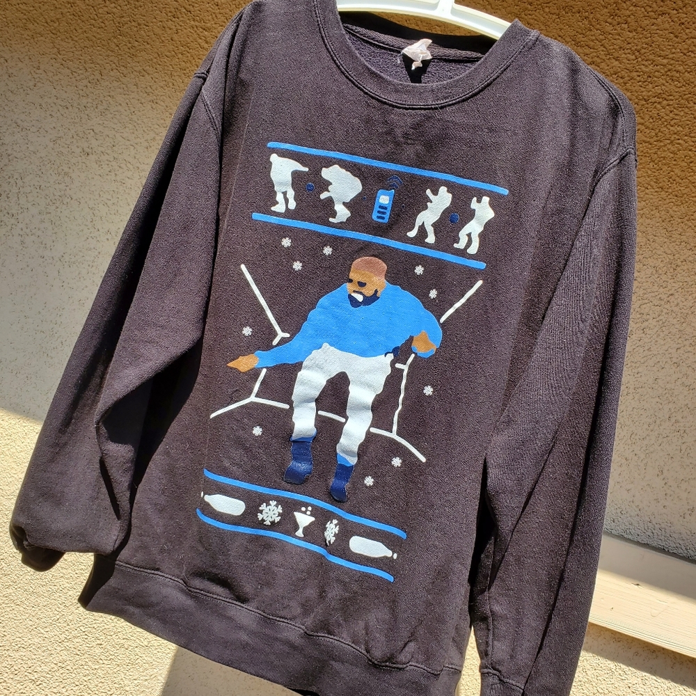 Black Hotline Bling Sweatshirt Drake - Sz M